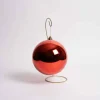 200Mm Red Shiny Ball Ornament
