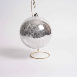200Mm Silver Mercury Ball Ornament