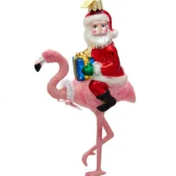 Ng Santa Riding Flamingo