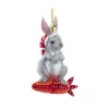 Noble Gems Bunny With Carrot Ornament