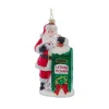 Noble Gems Santa With Mailbox Ornament