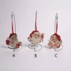 Nostalgic Santa With Candy Cane Ornament