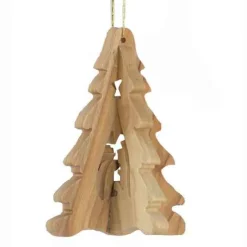 Olivewood 3-D Tree
