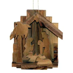 Olivewood Medium Grotto Ornament