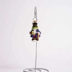 One Academic Amphibian Glass Gem Ornament