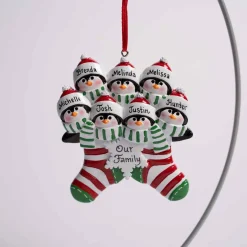 Penguin Stocking Family Of 7