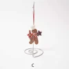Peppermint Gingerbread Ornaments