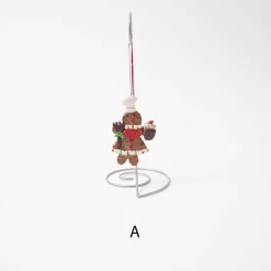 Peppermint Gingerbread Ornaments