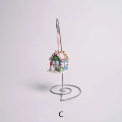 Peppermint House Ornament