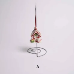 Peppermint House Ornament