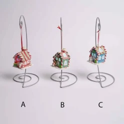 Peppermint House Ornament