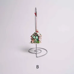 Peppermint House Ornament