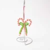 Pink Clay Candy Cane