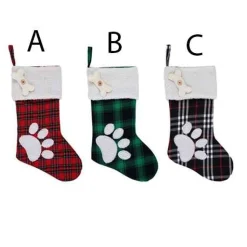 Plaid Pet Stocking
