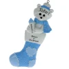 Polar Bear Baby Boy Stocking