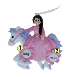 Princess Riding Her Unicorn