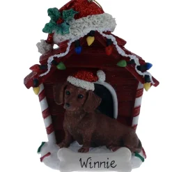 Red Dachshund Doghouse