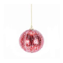 Red Glitter Drip Ball