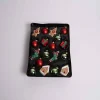 Red Green Miniature Ornament Set Of 18