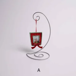 Red Or Green Gift Box Frame Ornament