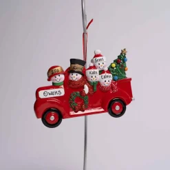 Red Truck Family Of 5