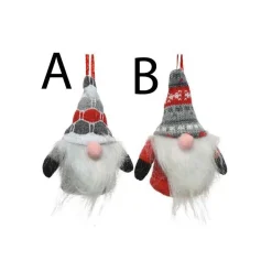 Red White Gnome Santa