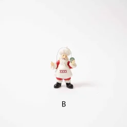 Red White Sweets Santa Ornament