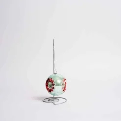 Retro Glass Reflector Ball Ornament
