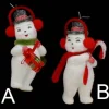 Retro Snowman Ornament