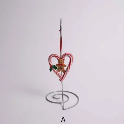 Ribbon Candy Heart Ornament