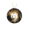 Round Holy Family Bark Ornament