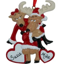 Santa Deer Couple