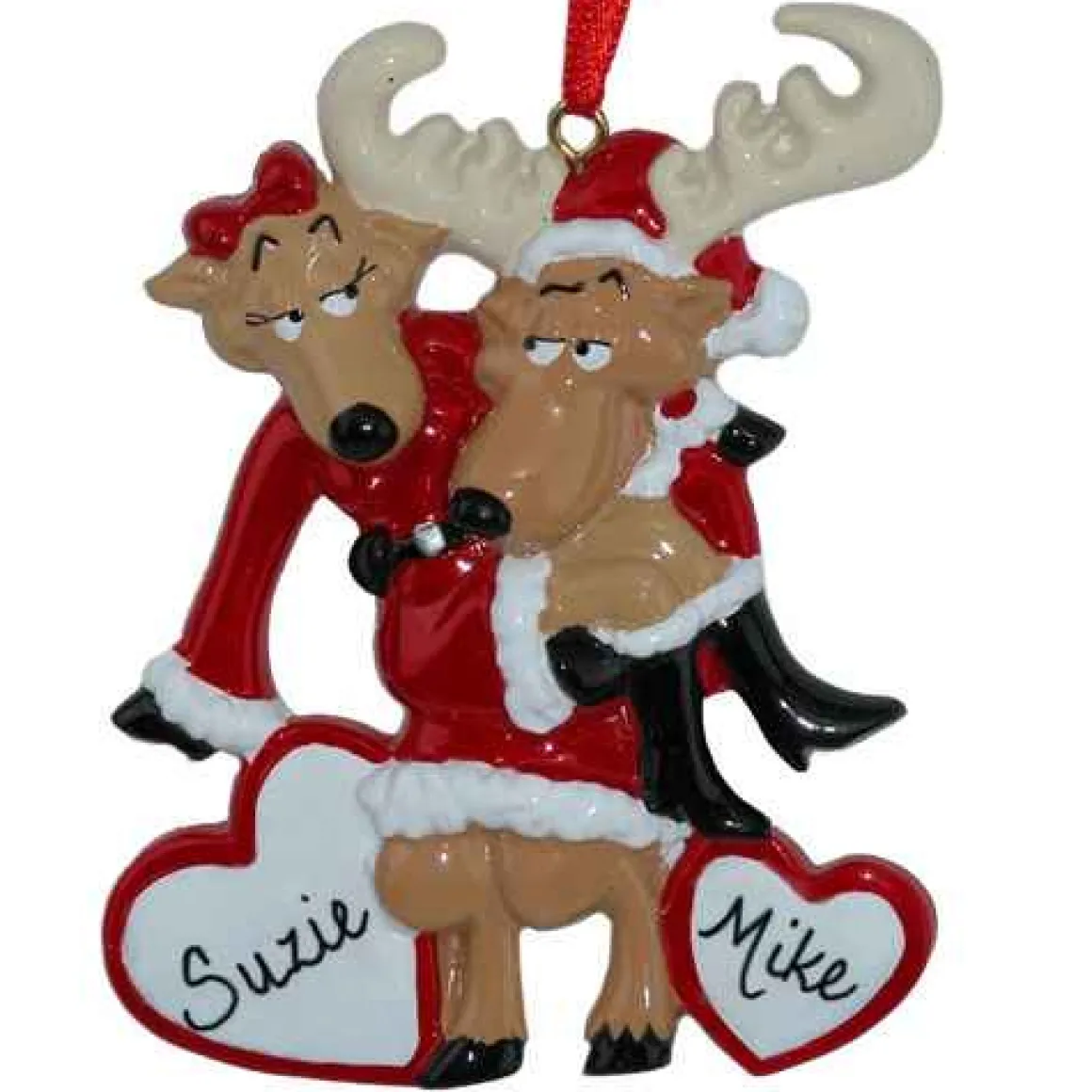 Santa Deer Couple