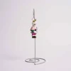 Santa Tower Of Flour Glass Gem Ornament