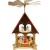 Santa With Angels Pyramid
