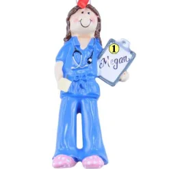 Scrubs Woman Brown Hair