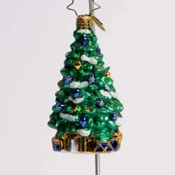 Shimmering In Sapphire Glass Gem Ornament