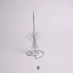 Silver Wire Angel Ornament