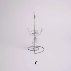 Silver Wire Angel Ornament