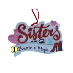 Sister Heart Ornament