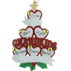 Six Grandkids Ornament