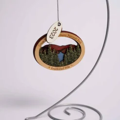 Smoky Mountains Wood Ornament