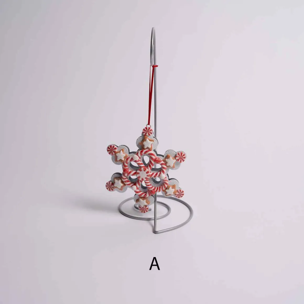 Snowflake Peppermint Ornament /3
