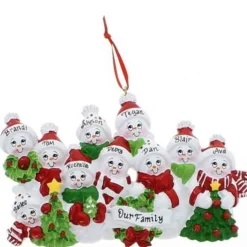 Snowman Family Of 10