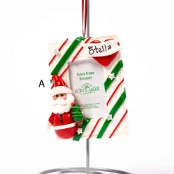 Snowman Or Santa Photo Frame Ornament