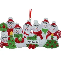 Snowman Smiles Family Of 7