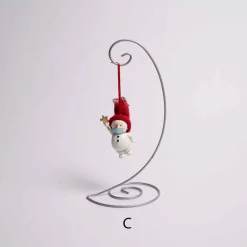 Snowman Wearing Mask Ornament