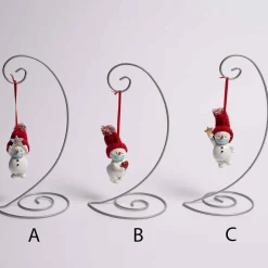 Snowman Wearing Mask Ornament