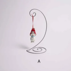 Snowman Wearing Mask Ornament