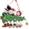 Snowman With Tree Family Of 3